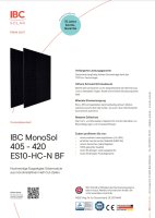 BiFazial Solarmodule 420W IBC MonoSol 420 ES10-HC-N BF TOPcon Solarpanel Glas/Glas