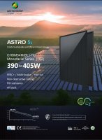 ASTRONERGY Solarmodul 395W Solar PV Modul FULL BLACK Photovoltaik Solarpanel / 0% MwSt. / Normaler Steuersatz