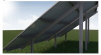 2x3 Vertical Photovoltaik PV Freiland Unterkonstruktion Montagesystem Freilandanlage