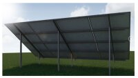 2x3 Vertical Photovoltaik PV Freiland Unterkonstruktion Montagesystem Freilandanlage