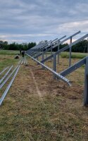 2x3 Vertical Photovoltaik PV Freiland Unterkonstruktion Montagesystem Freilandanlage