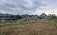 2x3 Vertical Photovoltaik PV Freiland Unterkonstruktion Montagesystem Freilandanlage