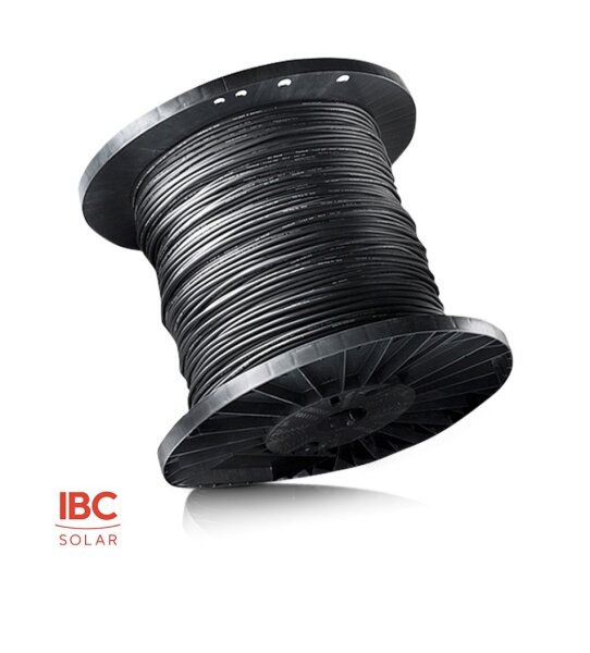 0% 6mm² Schwarz 100m Solarkabel IBC FlexiSun PV Solarleitung