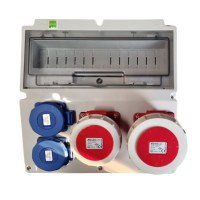 IP65 Stromverteiler Wandverteiler verdrahtet Steckdosen...