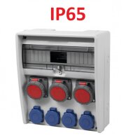 IP65 Stromverteiler Ulisse 17M Wandverteiler verdrahtet...