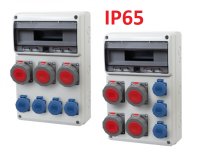 IP65 Stromverteiler 16M Wandverteiler Steckdosen 32A 16A...