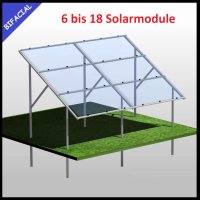 Bifazial Photovoltaik PV Freiland Unterkonstruktion...