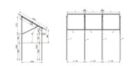 5- Solarmodule 1- Reihe Photovoltaik PV Freiland Unterkonstruktion Montagesystem Freilandanlage