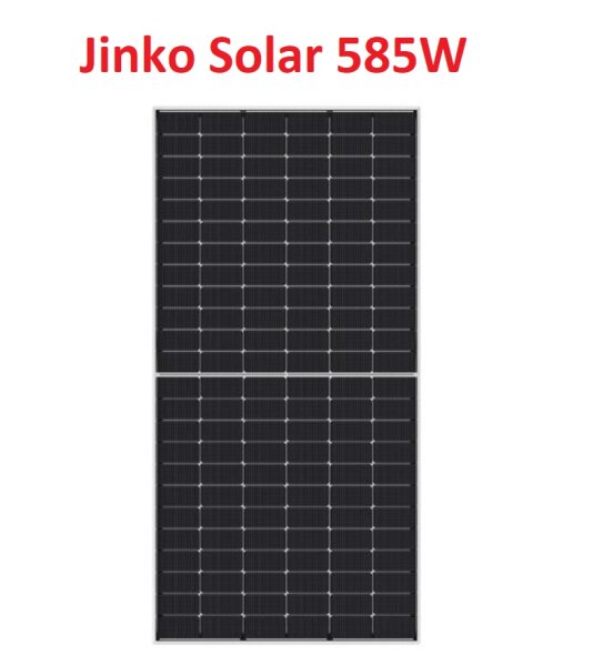 585W Jinko Solarmodul JKM585N-72HL4-V Rahmen Schwarz PV Photovoltaik JK03M ( BFR)