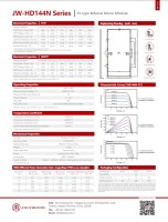 575W BiFazial Solarmodul Jolywood JW-HD144N-575  Photovoltaik Solarpanel PV SET-1/2/4/6/8/10/12/14/16/18/20/36 Glas/Glas, Transparent