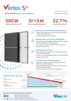 1x 0% Solarmodul 500W Trina Vertex N TSM - NEG18R.28 - 500Wp (BFR, EVO2)
