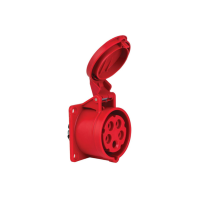 CEE Flanschmuffe Wandsteckdose Einbausteckdose 16A IP44...
