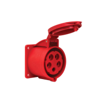 CEE Flanschmuffe Wandsteckdose Einbausteckdose 32A IP44...