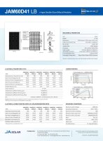 JA Solar 500W Solarmodul JAM60D41-500/LB- 500Wp (Full Black) BIFACIAL Vollschwarz BIFACIAL