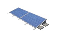 PV Photovoltaik Halterung Set für 2 Module Rahmen...