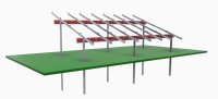 5x5 Photovoltaik PV Freiland Unterkonstruktion Montagesystem Freilandanlage 0% MwSt. / Normaler Steuersatz