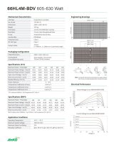 630W Jinko Solarmodul BiFacial Rahmen Silber JINKO JKM630N-78HL4-BDV JK03M (Tiger neo N-Type) PV Photovoltaik (SFR)