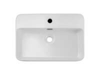 MONTIERT DESIGN Badmöbel Set NORDIC EICHE CREMONA 80 mit Waschbecken LED Softose