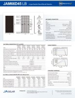 625W BiFazial Solarmodul JA Solar JAM66D45 625LB (SFR)  Photovoltaik Solarpanel PV