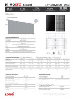 Solarmodul Longi LONGI (Hi-MO X10) LR7-60HVD-535 535Wp (BFR) Bifacial N-type Scientist 0% 19%