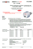 Askoma ASKOHEAT-FOP AHFOR-BI-OP-4.0 Heizstab Warmwasser...